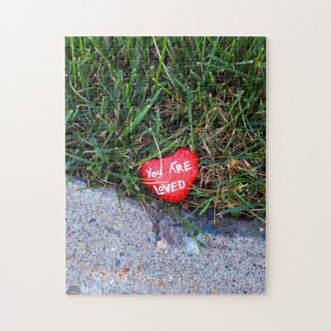 You Are Loved Stone Jigsaw Puzzle (Vertical)