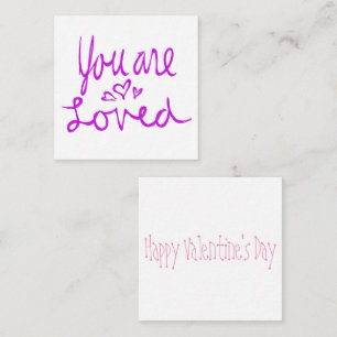 You Are Loved Valentine Card