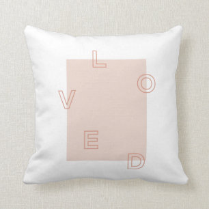 You Are Loved Valentines Gift Throw Pillow