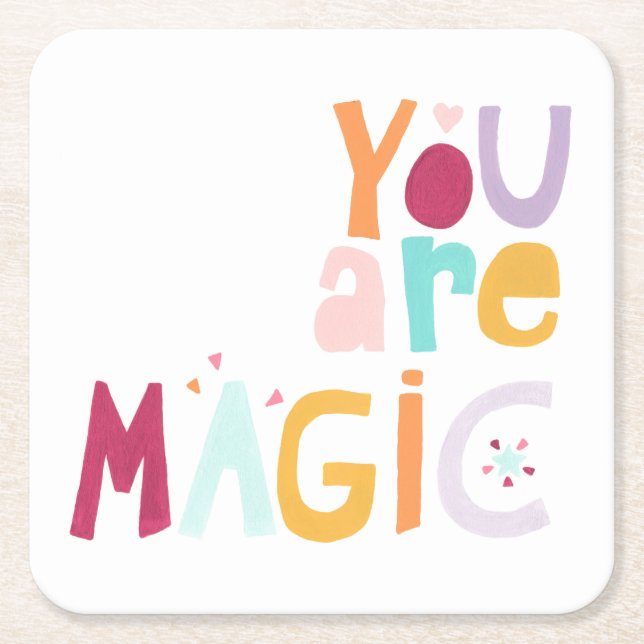 You are Magic Square Paper Coaster (Front)