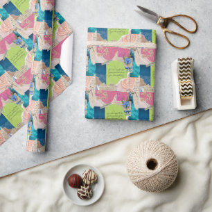 You Are Most Like Your Creator Artistic Textured Wrapping Paper