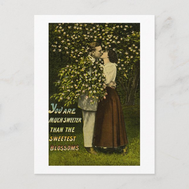 You Are Much Sweeter Than the Sweetest Blossom Postcard (Front)