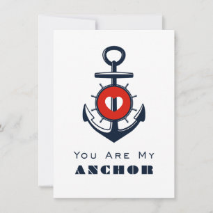 You Are My Anchor Card
