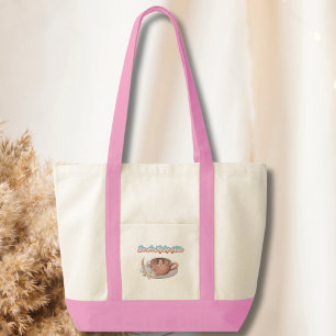 You Are My Cup of Calm Boho Latte Tote Bag