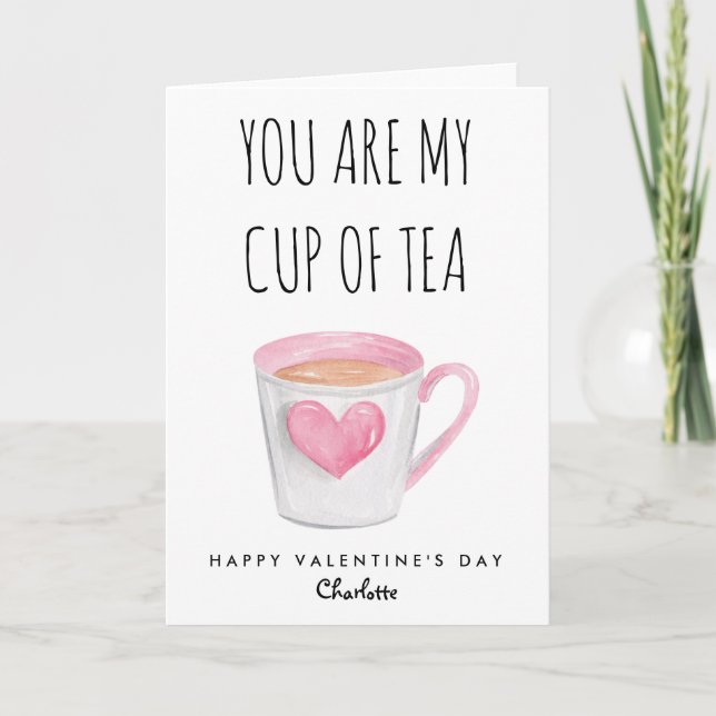 You Are My Cup Of Tea Holiday Card (Front)