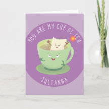 You are my cup of tea valentine cartoon