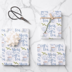 You Are My Cup Of Tea Wrapping Paper Sheets 