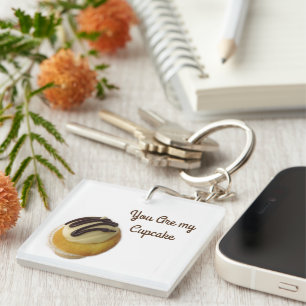 You Are My Cupcake  Keychain
