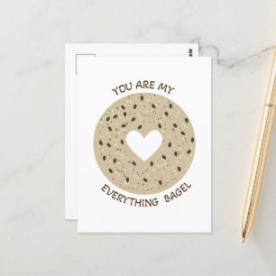 You are my everything bagel - Funny Valentine Card