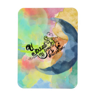 You are my favourite INK watercolor quote Magnet