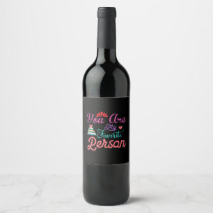 You are My Favourite Person Valentine Wine Label