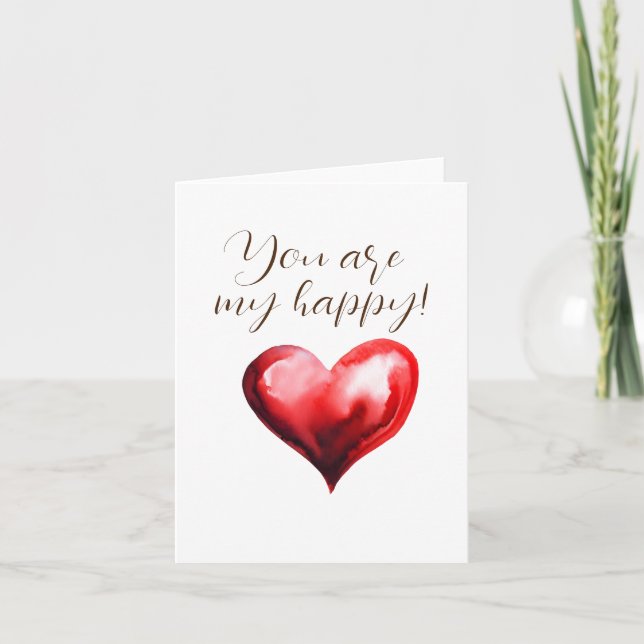 You are my happy holiday card (Front)