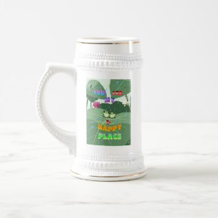 You Are My Happy Place Beer Stein