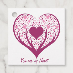 You are my Heart Favour Tags