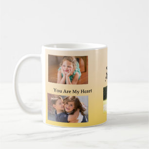 You Are My Heart – Four Photo Gift for Mom Coffee Mug