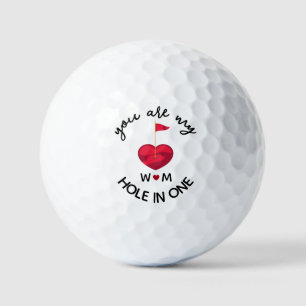 You Are My Hole in One Custom Initials Romantic Golf Balls