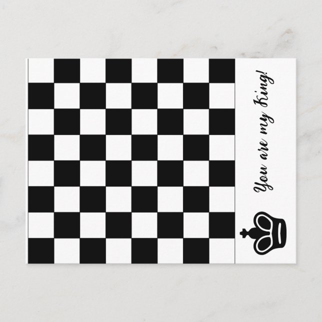 You are my King! Postcard (Front)