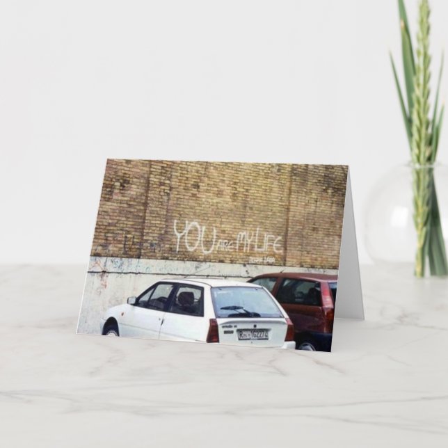 You are my life — Rome, Italy Card (Front)