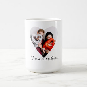 You Are My Lover – Romantic Heart Design Coffee Mug