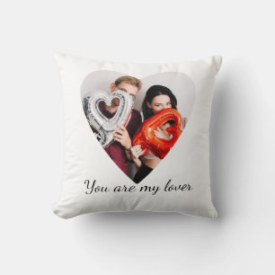 You Are My Lover – Romantic Heart Design Throw Pillow