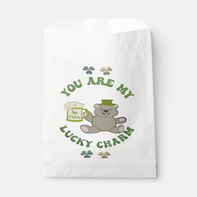 You are My lucky Charm  Favour Bag (Front)