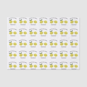 You are My Main Squeeze lemons Tissue Paper