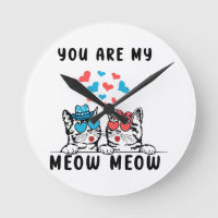 You Are My Meow Meow Couple Cat Valentine's Day
