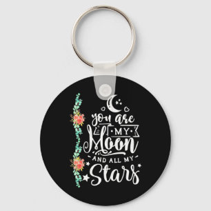 You Are My Moon And All Stars Keychain