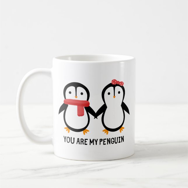 You Are My Penguin Mug – Adorable Romantic Gift (Left)