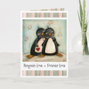 You Are My Penguin - Valentines Day Card