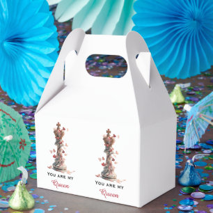 You Are My Queen Chess Art Favor Box