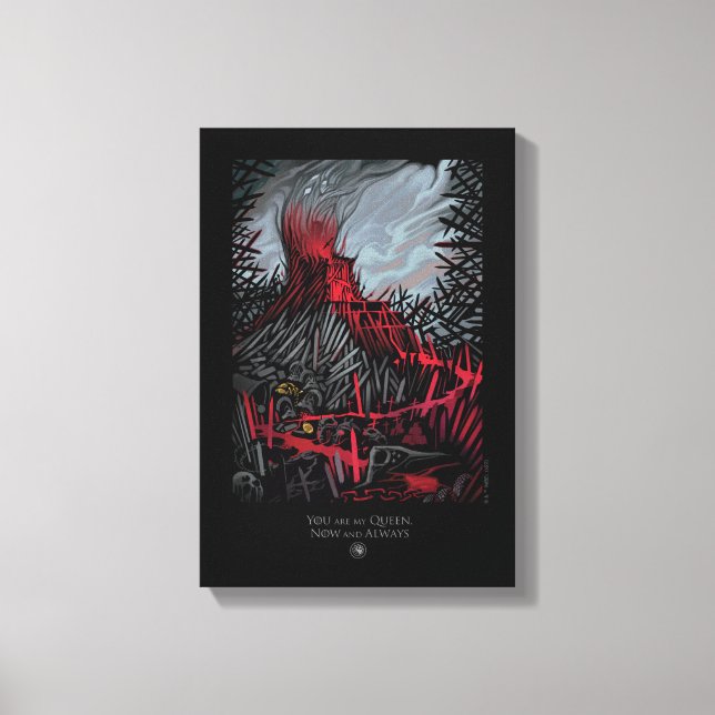 You Are My Queen, Now And Always Canvas Print (Front)