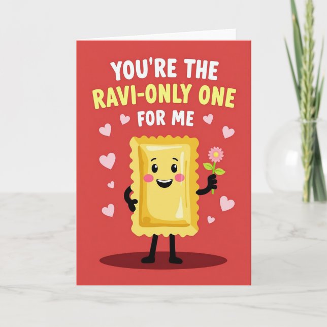 You Are My Ravioli Only Card (Front)
