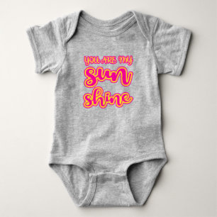 you are my sunshine baby bodysuit