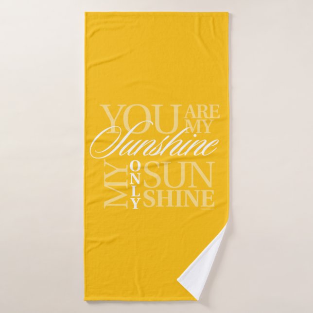 You Are My Sunshine Bath Towel Set (Bath Towel)