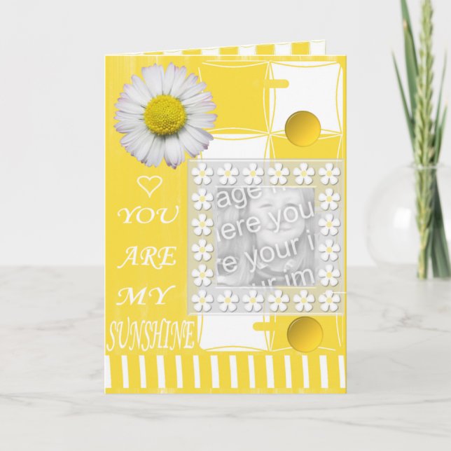 YOU ARE MY SUNSHINE CARD (Front)