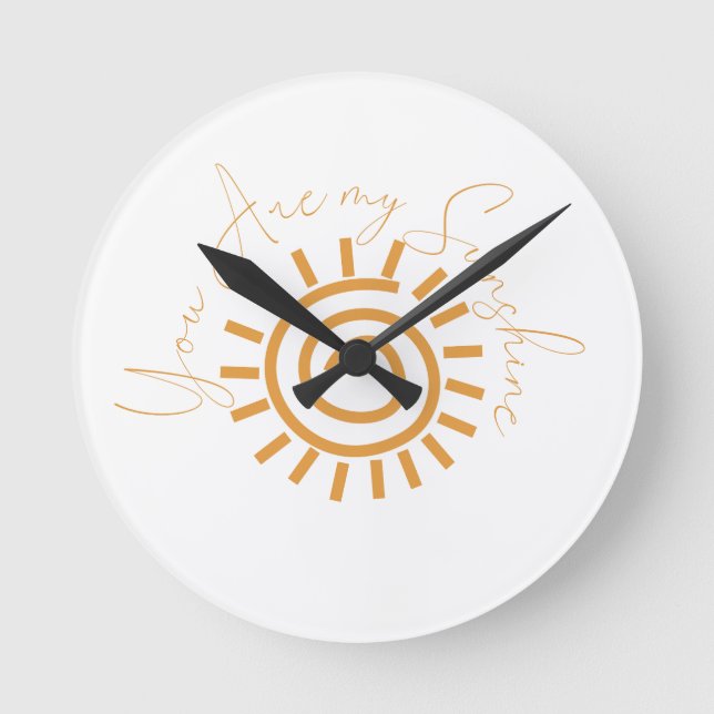 You Are My Sunshine Clock (Front)