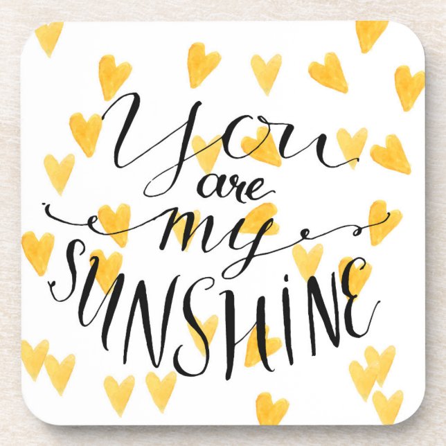 You Are My Sunshine Coaster (Front)