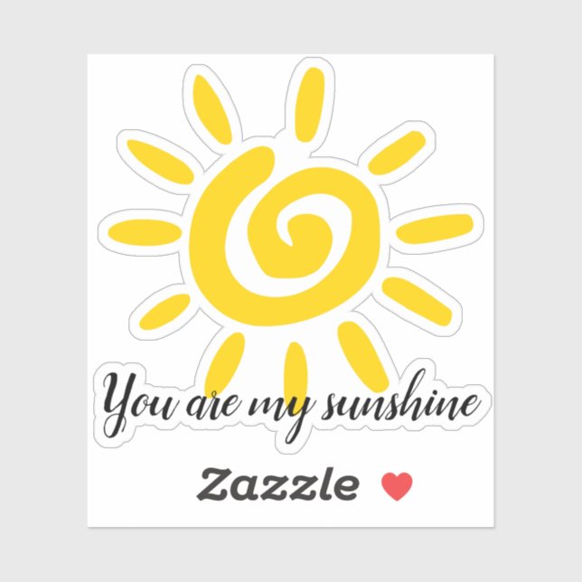 You Are My Sunshine | Custom Vinyl (Sheet)