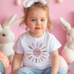 You Are My Sunshine Cute Rainbow Pastel Toddler T-shirt