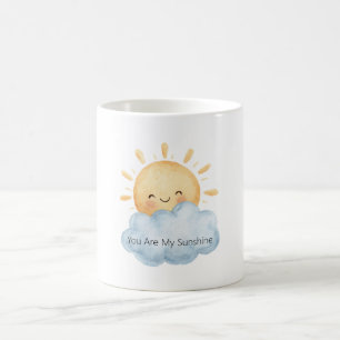You Are My Sunshine Happy Sun Cloud Coffee Mug