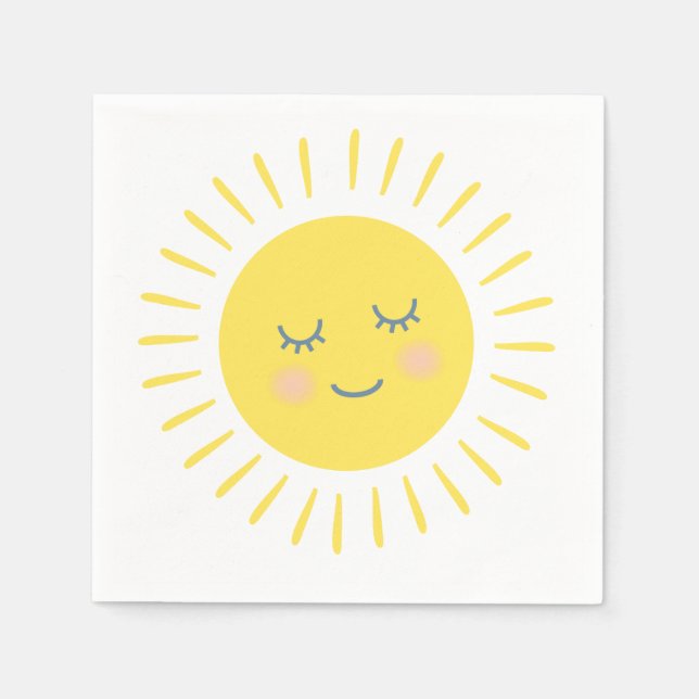 You are my sunshine napkin (Front)