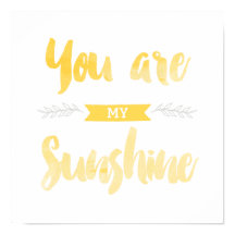 You Are My Sunshine. Nursery Decor.