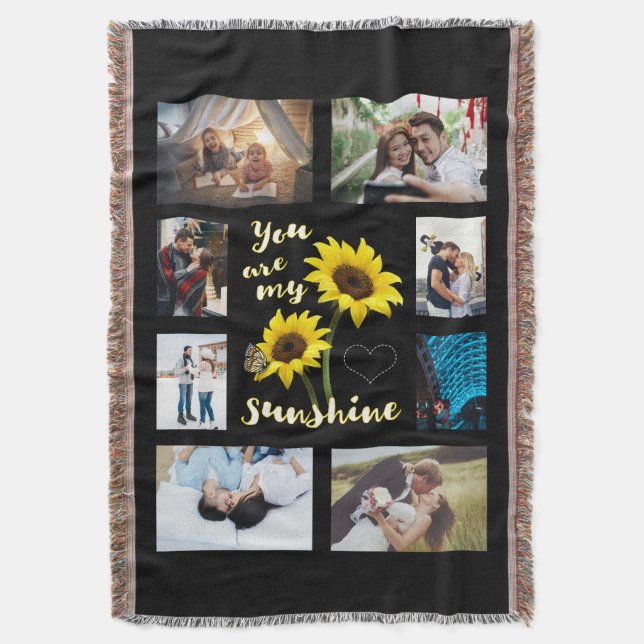 You are my Sunshine Photo Throw Blanket (Front Vertical)