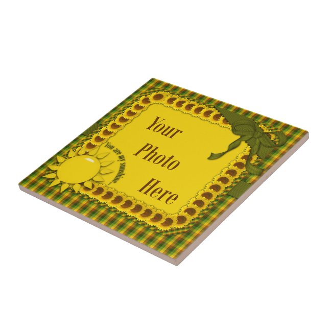 You Are My Sunshine Photo Tile (Side)