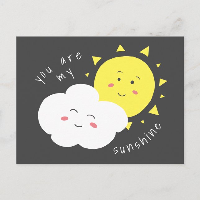 You Are My Sunshine Postcard (Front)