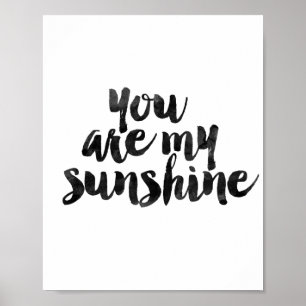 You Are My Sunshine Poster