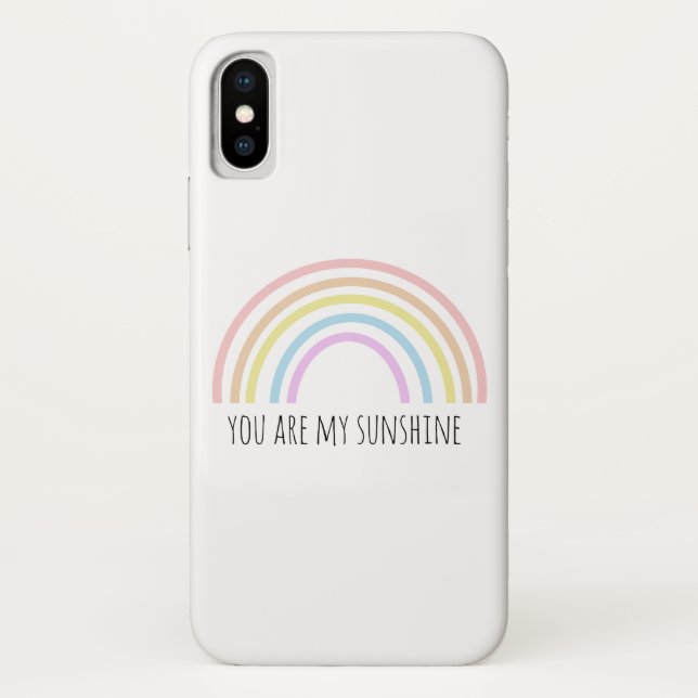 You are my sunshine rainbow Case-Mate iPhone case (Back)
