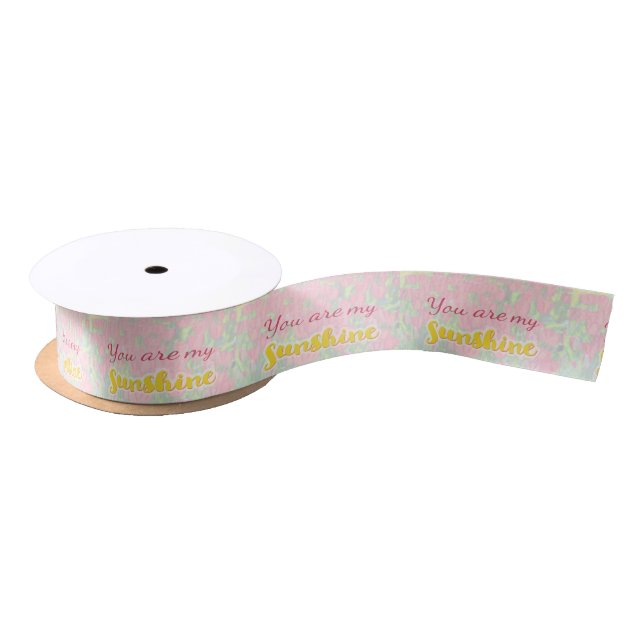 You Are My Sunshine Satin Ribbon (Spool)