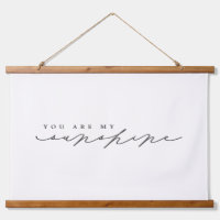 You Are My Sunshine Script Nursery Decor